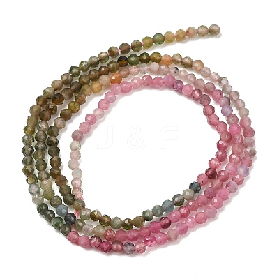 Gradient Color Natural Multicolor Tourmaline Beads Strands G-D110-A02-05-1