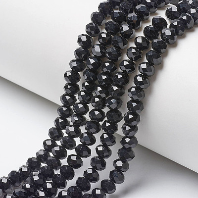 Opaque Solid Color Imitation Jade Glass Beads Strands EGLA-A044-P2mm-D18-1