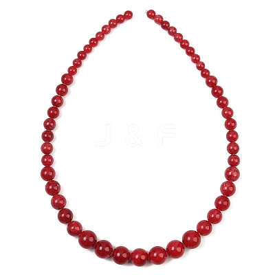 Natural Mashan Jade Graduated Beads Strands GG-CBA2AE1-A08-U-1