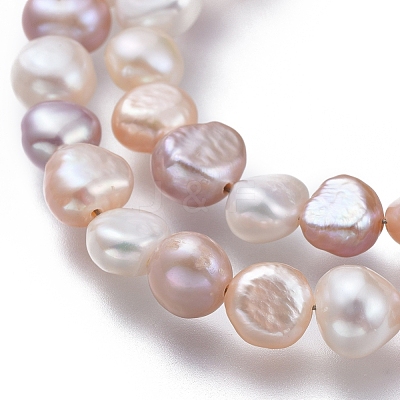 Natural Freshwater Pearl Beaded Bracelets Sets BJEW-JB05122-1