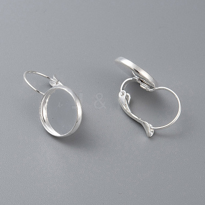 304 Stainless Steel Leverback Earring Settings LS-STAS-F191-03S-8mm-1
