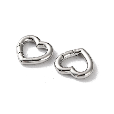 304 Stainless Steel Spring Gate Clasps STAS-A193-03P-1