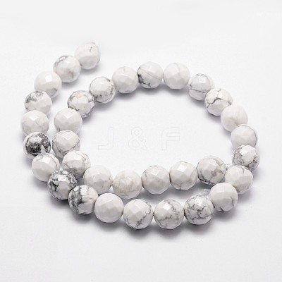 Natural Howlite Beads Strands X-G-D840-44-8mm-1