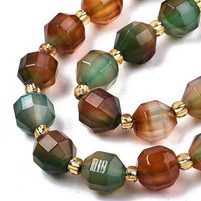 Natural Peacock Agate Beads Strands G-T131-82A-03-1