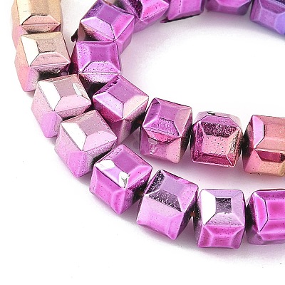 Electroplated Synthetic Non-magnetic Hematite Beads Strands G-A263-H01-03-1