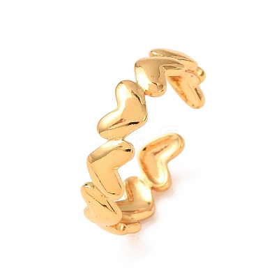304 Stainless Steel Cuff Open Rings for Women SA-CBA4160-33G-1