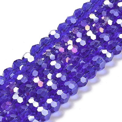 Transparent Glass Beads EGLA-A035-T8mm-B06-1