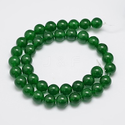 Natural & Dyed Malaysia Jade Bead Strands G-A146-10mm-A06-1