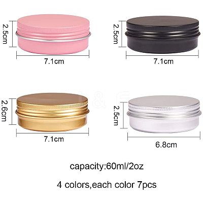 Round Aluminium Tin Cans CON-PH0001-40-1