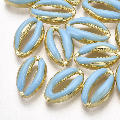 Alloy Enamel Beads PALLOY-T065-25B-1