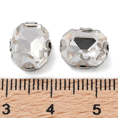Sew on Rhinestone LS-RGLA-T036-8x10mm-01A-1