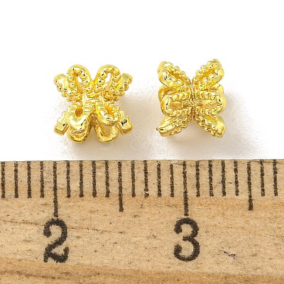Brass Bead Caps KK-L075-021G-01-1
