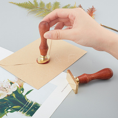 Wax Seal Stamp Set AJEW-WH0214-104-1