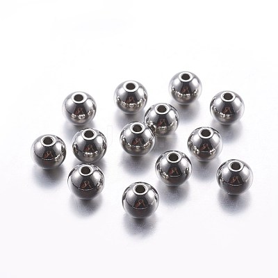 Tarnish Resistant 201 Stainless Steel Beads STAS-G162-01P-8mm-1