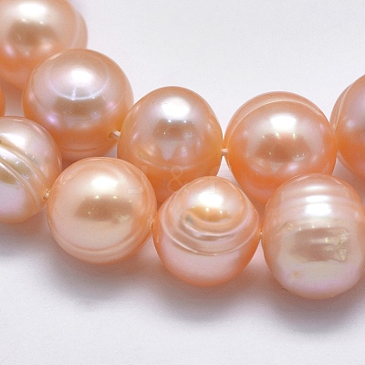 Natural Cultured Freshwater Pearl Beads Strands PEAR-F007-06A-01-X-1