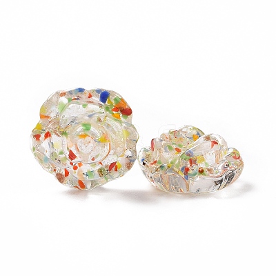 Handmade Lampwork Flower Beads X-LAMP-C004-05A-1