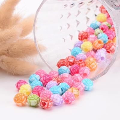 Acrylic Beads PAB2848Y-1