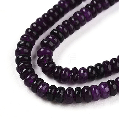 Dyed Natural White Jade Beads Strands G-T139-57A-02-1
