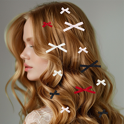 Styles Bowknot Polyester Alligator Hair Clips PHAR-SP0001-11-1