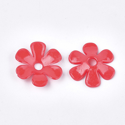 Opaque AS Plastic Bead Caps MACR-S365-06-1