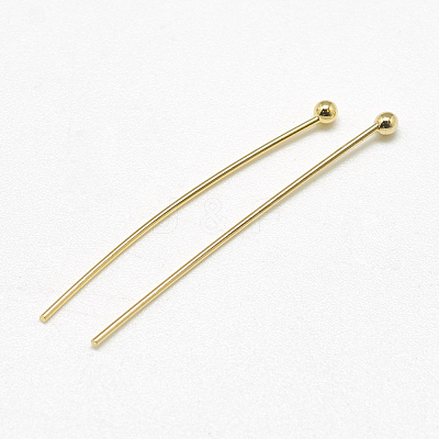 Brass Ball Head Pins KK-T032-007G-1