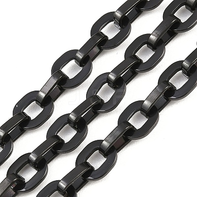 201 Stainless Steel Oval Link Chains CHS-F024-07EB-1