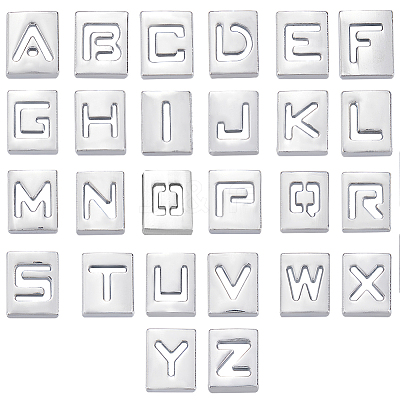52Pcs 26 Styles Zinc Alloy Hollow Connector Charms FIND-SC0009-80-1