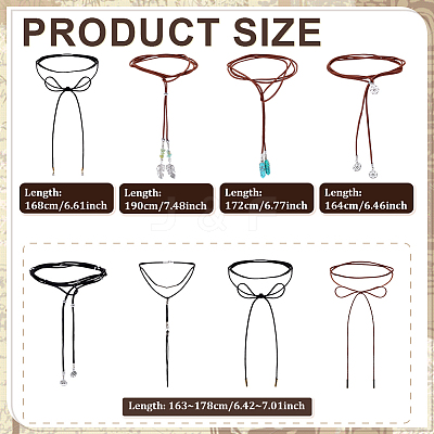 8Pcs 8 Styles Tree of Life Alloy & ABS Plastic Pearl & Natural Flower Amazonite Chip & Synthetic Turquoise Pendant Necklaces NJEW-ME00003-1