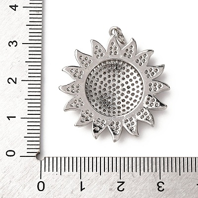 Brass Micro Pave Cubic Zirconia Pendants LS-KK-A264-01P-1