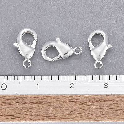 Brass Lobster Claw Clasps KK-902-S-1