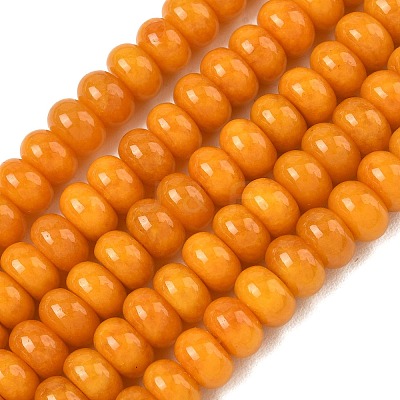 Dyed Natural White Jade Beads Strands GG-CBA9281-A11-5x8mm-1