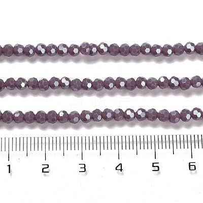 Electroplate Opaque Glass Beads Strands EGLA-A035-P3mm-A11-1