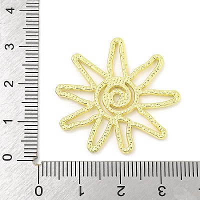 Rack Plating Alloy Pendants FIND-M022-02G-1