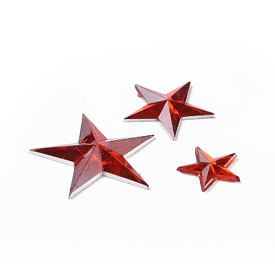 Acrylic Star Shape Cabochons FIND-XCP0002-29-1