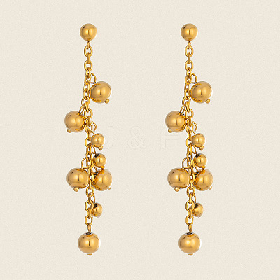 Women's 304 Stainless Steel Dangle Earrings JU0194-1