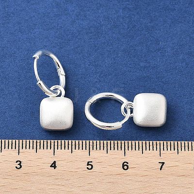 Brass Pendants Hoop Earrings EJEW-B120-08S-02-1