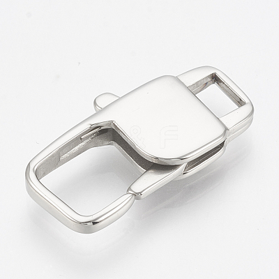 Tarnish Resistant 304 Stainless Steel Lobster Claw Clasps STAS-T033-28E-1