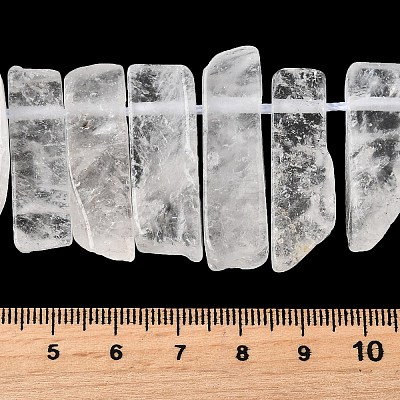Natural Quartz Crystal Beads Strands G-S386-D01-1
