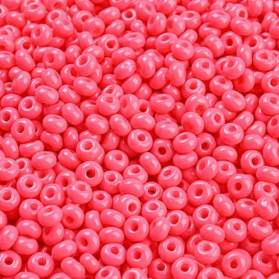 Imitation Jade 3/0 Glass Seed Beads SEED-Z001-A-B03-1