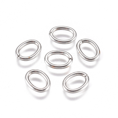Tarnish Resistant 304 Stainless Steel Open Jump Rings X-STAS-L234-144A-1