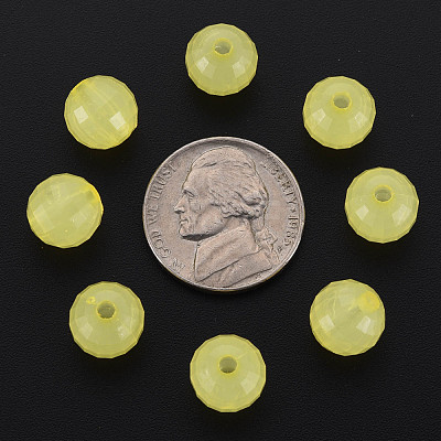 Transparent Acrylic Beads TACR-S153-42E-05-1