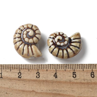 Handmade Porcelain Beads X-PORC-L080-F16-1