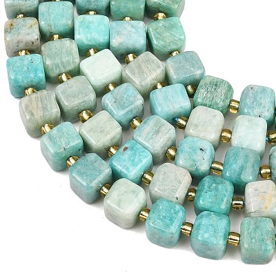 Natural Amazonite Beads Strands G-F832-A04-01-1
