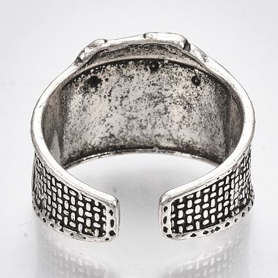 Alloy Cuff Finger Rings X-RJEW-T006-23-1