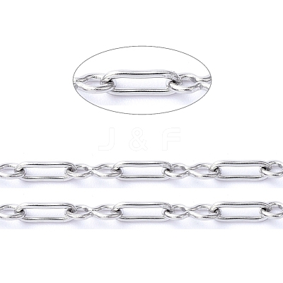 Tarnish Resistant 304 Stainless Steel Link Chains CHS-D032-04P-1