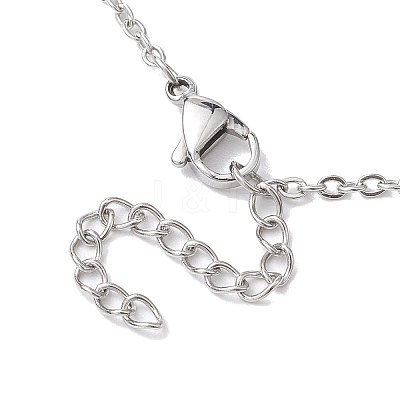 Non-Tarnish Stainless Steel Macrame Pouch Empty Stone Holder for Necklace Makings NJEW-JN04825-02-1