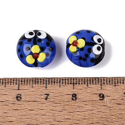Handmade Bumpy Lampwork Beads LAMP-Q039-15I-1