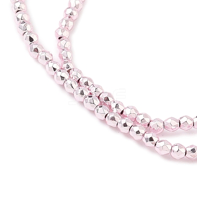 Electroplated Synthetic Non-magnetic Hematite Beads Strands G-A263-E01-01-1