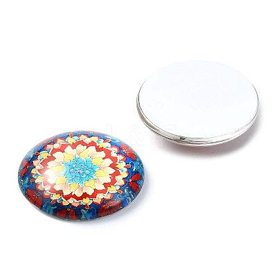 12Pcs Glass Cabochons X1-GGLA-S059-05-1