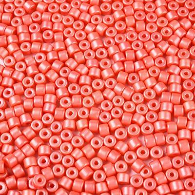 Baking Paint Pearlized Glass Seed Beads SEED-T008-03J-1